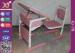 Single Student Childs School Desk And Chair With Adjustable White Sketch Board