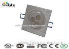 High CRI Commercial Recessed Lighting Square 3W 180g 3 Years Warranty