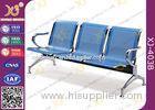 Hospital Iron Structure Full Welding 3 Seater Waiting Chair With Cushion