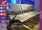 Middle Armrests Available Waiting Area Furniture Bank Chairs Solid Aluminum Arms & Legs