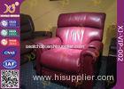 Luxury Genuine Leather Home Theater Chair With Steel And Wood Frame