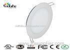 Milky White LED Flat Panel Light / Round LED Flat Panel Ceiling Lights 9W