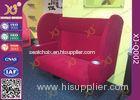High Density PU Foam VIP Cinema Seats With Armrest And Cup Holder