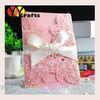 Wedding and party decoration laser cutting 3d floral lace handmade invitation cards with envelop