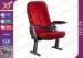 Foldable Aluminum Leg Auditorium Seating Chairs Tip Up Seat With ABS Tablet