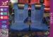 High Back Heavy Spring Movie Theater Seating Chairs With Plastic Cupholder