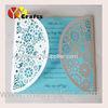 Paper lace floral wedding and festival invitation cards and handmade greeting cards with the bow
