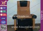Cold Molded PU Sponge Movie Theaters Chairs PP Shell For 3 D Cinemas