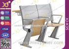 University Steel Book Holder Lecture Room Seating With Writing Desk