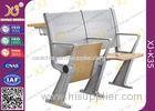 University Steel Book Holder Lecture Room Seating With Writing Desk