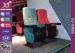 Metal Frame Inner Structure Cupholder Folding Theater Seats Pushing Back For Theatre