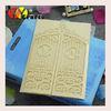 Gate design wedding invitation card and rsvp card Laser cut glitter paper wedding invitation card