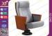 Anti - Aging Leather Powder Coating Wood Table Chairs For Church Auditorium