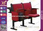 Steel Leg Center Distance 520 mm High School Classroom Furniture Lecture Hall Chair