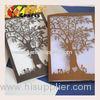 Baby Birthday Invitations Laser Cutting Brown And Coffee Color Love Trees