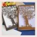 Baby Birthday Invitations Laser Cutting Brown And Coffee Color Love Trees