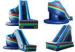 PVC Coated Fabric Large Commercial Inflatable Slides For Indoor