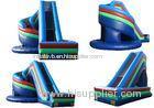 PVC Coated Fabric Large Commercial Inflatable Slides For Indoor