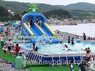 Heavy Duty Commercial Inflatable Slides For Swimming Pool Use