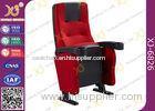 Fire Retardant Red Fabric Sponge Cinema Theater Chairs For Opera House