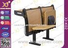 College Lecture Room Steel Student Desk And Chair Set With Table ISO Certificate