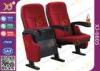 Plastic Outer Frame Theatre Seating Chairs With Bottle Holder Fixed Legs