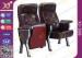 Custom PU Leather Back Auditorium Theatre Seating Chairs With Tablet Arm