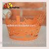 laser cut orange pumpkin cupcake wrappers for Halloween cupcake decorations