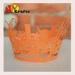 laser cut orange pumpkin cupcake wrappers for Halloween cupcake decorations