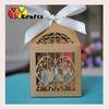 Laser cut wedding favor box kraft paper chocolate packaing box for wedding party favor and gifts fre