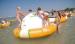 Durable PVC Tarpaulin Water Inflatable Saturn Rocker Customized Design