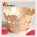Wedding decoration cupcake wrappers pearl paper laser cut lace cupcake wrappers