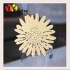 Flower wedding place card holders with laser cutting yellow sunflower design