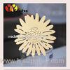 Flower wedding place card holders with laser cutting yellow sunflower design