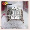 Wedding and party antique silver napkin ring laser cut filigree design