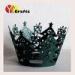 Christmas tree Laser Cut Cupcake Wrappers green color paper deoration