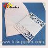 Paper wedding invitation card with laser cutting and printing and envelop