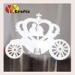 Fairy Tale Carriage Wine Glass Place Cards For Engagement Party