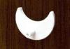 Plastic Pull Moon Shape Decorative Drawer Knobs Used for Cabinet