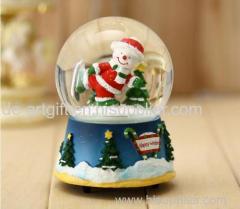 resin christmas snow globe water globe snow ball