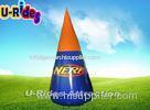 2 Meter Height Air Tight PVC Doritos Shape Inflatable Paintball Bunker