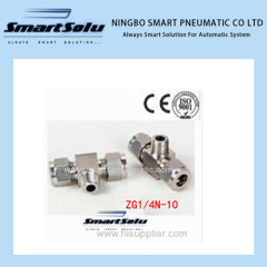 Tee Union Stainless Steel Connector Fittings