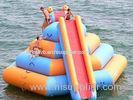 Outdoor Inflatable Water Park For Lake / Inflatable Water Slides Climbing