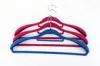 Decorative Closet Complete Velvet Hangers Flocked Clothes Hangers With Shoulder Pad