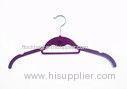 Beautiful Purple Velvet Shirt Hangers Sweater / Jacket / Suit Coat Hangers