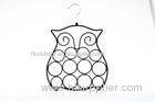 Grey / Pink Owl Scarf / Necklace Velvet Touch Hangers Closet Hanger Space Saver