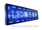 Single Blue Color Led Scrolling Message Board P10 For Time Display