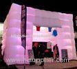 Outdoor Inflatable Cube Tent With Led Lights For Outlets 15m X 15m