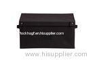 Custom Black Durable Foldable Storage Box For Bedroom / Living Room