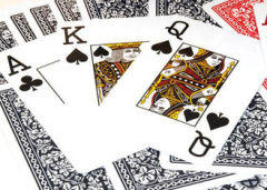 2 Jumbo Index Royal Plastic Playing Cards For Poker Cheating Games